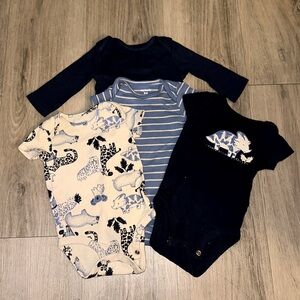 4 piece set of onesies